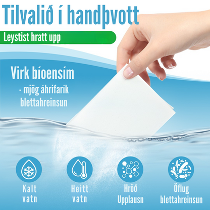 Flekkfritt Þvottaarkir  Aqua Breeze 50 ark <100 vask