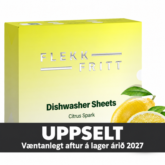 Flekkfritt Uppvaskarkir Citrus Spark 50stk <100 þvottar