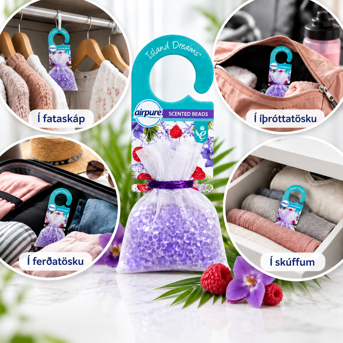 Airpure Scented Beads Island Dreams 16g
