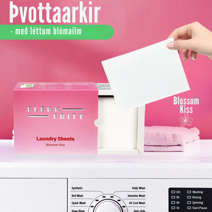 Flekkfritt Þvottaarkir  Blossom Kiss 50 ark <100 vask